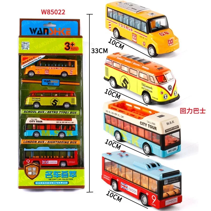 

1:50 имитация сплава, школьный автобус, мини-полоска, карманная модель автомобиля, детский подарок, высококачественная коллекция украшений, игрушка
