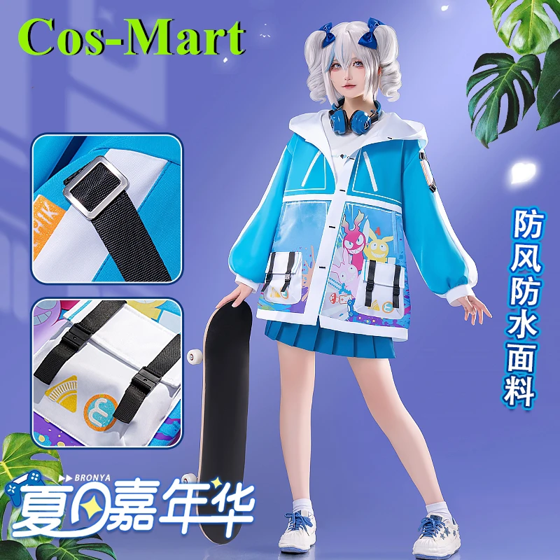 

Cos-Mart Hot Game Honkai Impact 3 Bronya Zaychik Cosplay Costume Summer Carnival Uniform Windproof And Waterproof Jacket