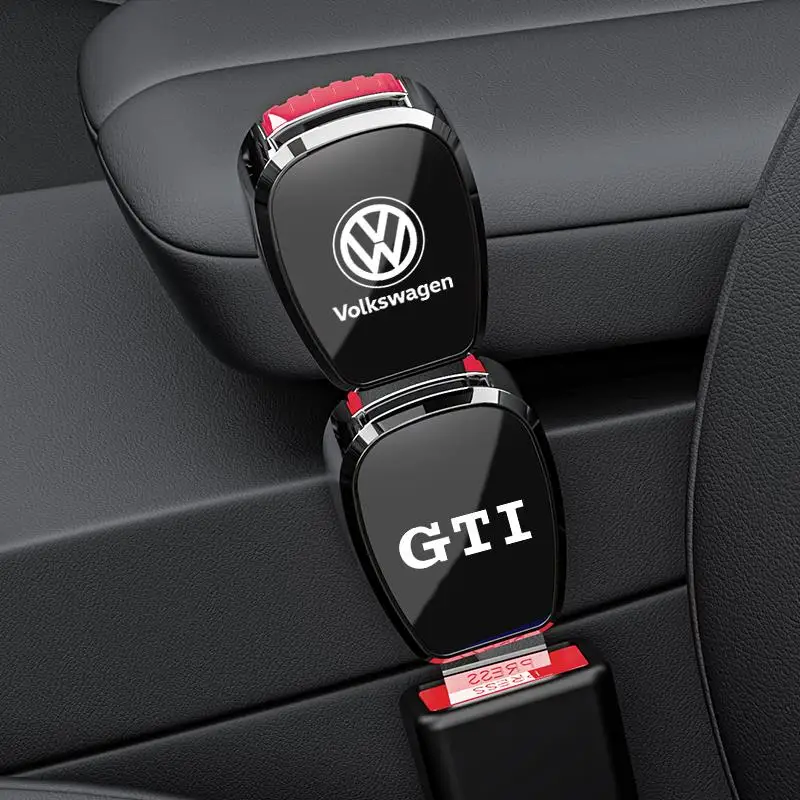

Car Safety Belt Buckle Extension Clip Interior Accessories Tire Valve For VW GTI Polo Passat Golf Tiguan Jetta T-ROC Beetle ID.3