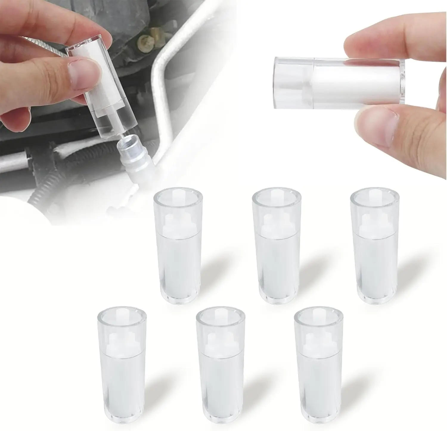 

10/20 шт. AC устройство проверки масла комплект анализатора хладагента для системы R134a/R1234yf автомобильный тестер кондиционера инструмент проверка уровня масла