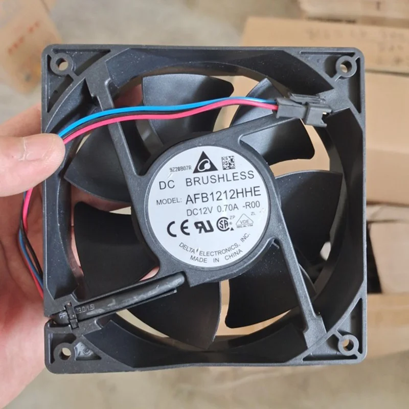 M  New Delta AFB1212HHE DC 12V 0.70A 3 Pin cooling fan#QW