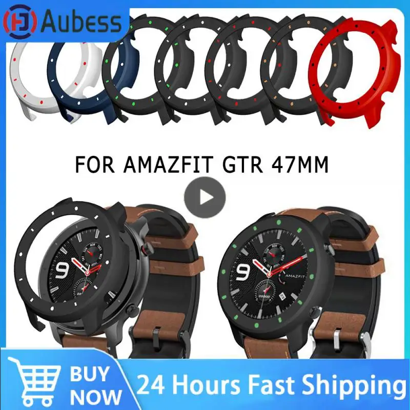Protective Case Solid Color Easy To Install Full Strong Toughness High Quality New Watch Case 47mm For Amazfit Gtr