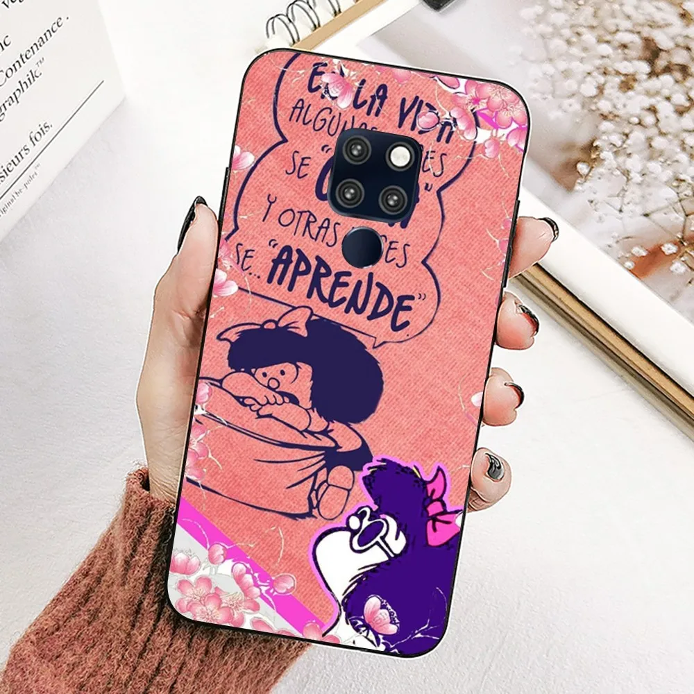 Anime M-Mafalda Phone Case For Huawei Mate 10 20 30 40 50 Lite Pro Nova 3 3i 5 6 SE 7 Pro 7SE