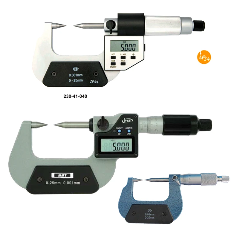 

Point Micrometers XiBei brand Double Point micrometer 0-25mm 25-50mm 50-75mm 75-100mmwith Carbide measuring faces thickness ca