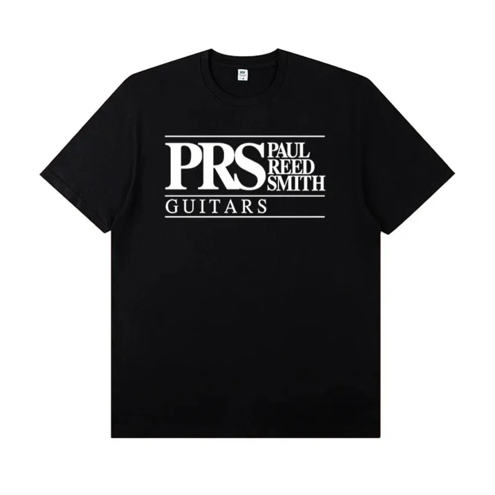 PRS E-Gitarren-Motiv Rundhals Rock T-Shirt Kurzarm Band-Sänger Gitarrist Übungs-T-Shirt Trendig – Detail 4