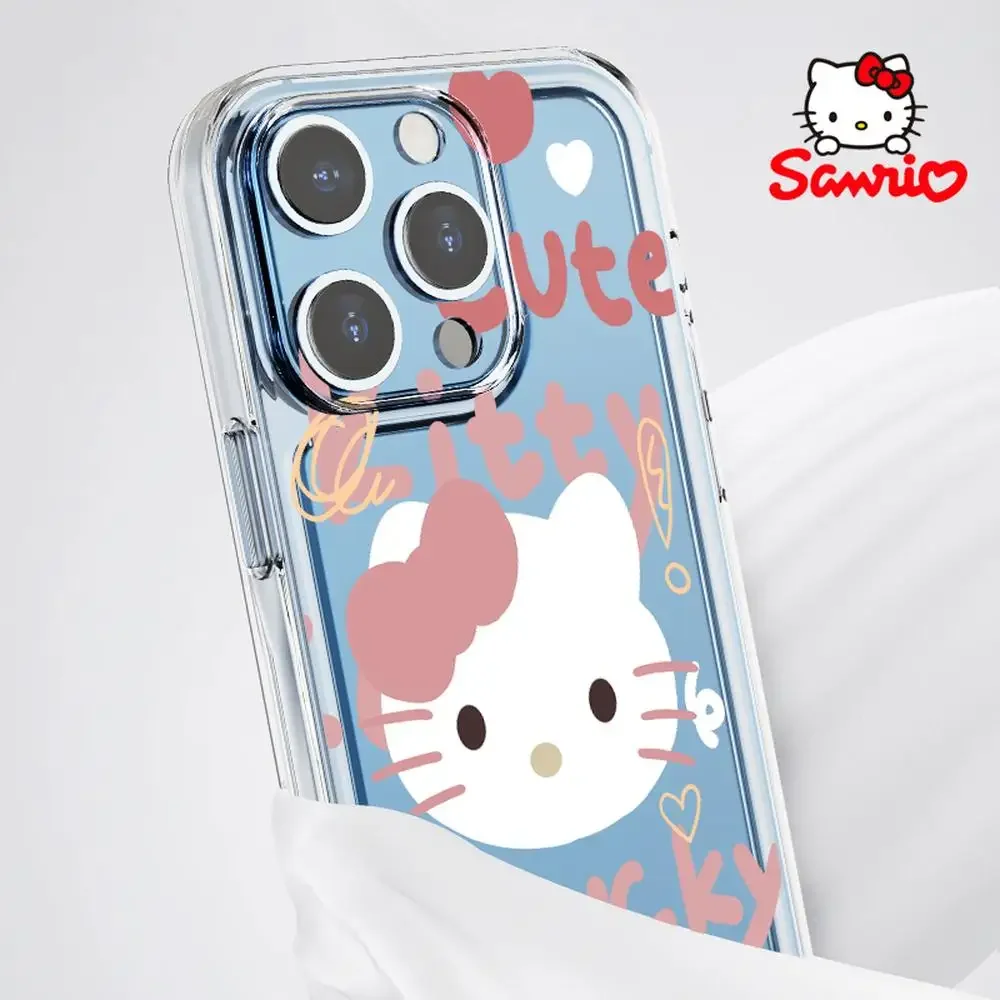 Kitty Cat Iphone Case Iphone 16/15/14/13/12/11/x/xs/xs Max/pro Max Girl Iphone 16 Promax Case Olá Kitty Acessório de Moda