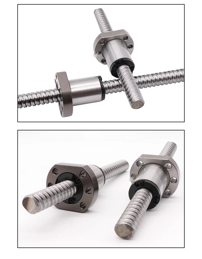 Hochpräzise Kugelumlaufspindel DFU3210 SFS3220 SFY3232 SFE3232 SFU3210 Länge 100-1150 mm mit Kugelmutter CNC-Getriebeteile – Detail 10