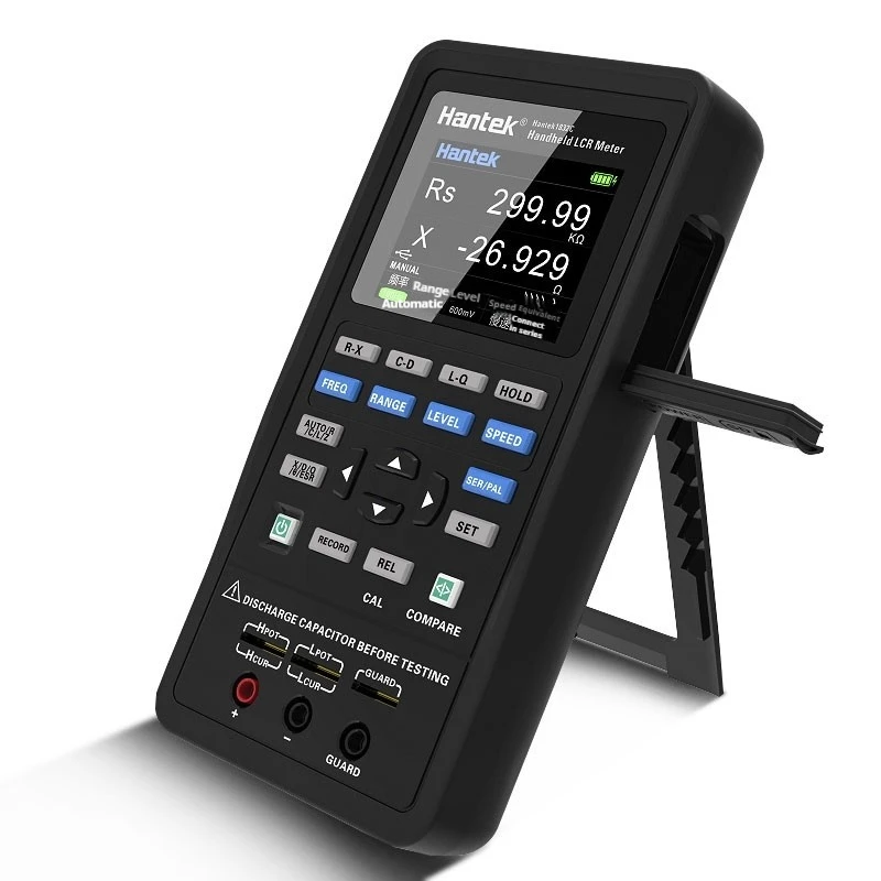 Hantek 1832C/1833C handheld LCR digital bridge instrument for measuring inductance, capacitance and resistance