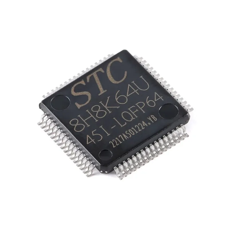 5PCS Original STC15W4K32S4-30I-LQFP32 STC8H8K64U-45I-LQFP64 STC15W4K56S4-30I-LQFP64Senhanced 1T 8051 MCU microcontroller MCU