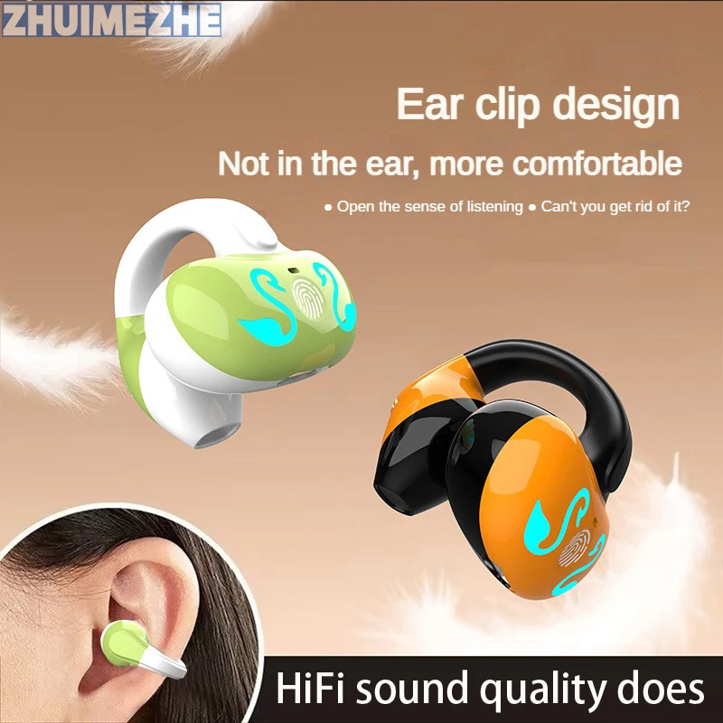 ZHUIMEZHE GD68 Single Earphone TWS Wireless Bluetooth Headphones Sports Waterproof Earbuds with Mic for Phone HIFI Music Headset