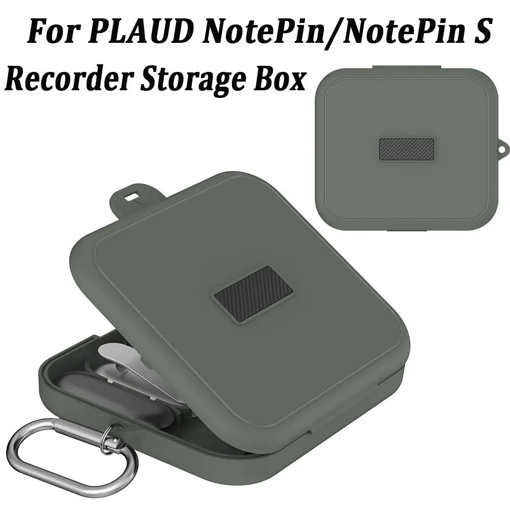 

Portable Recorder Storage Box Anti-fall Dust-proof Hard Shell Case Durable Handheld for PLAUD NotePin/NotePin S