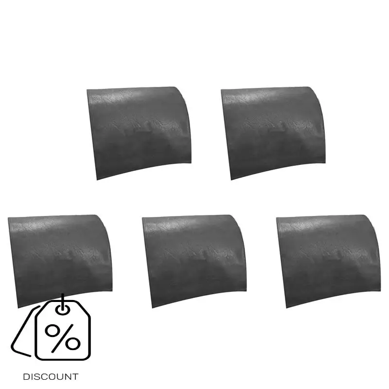 

ABJO-5X Non-Slip Faux Leather Headrest Protector For Recliner Chair,Headrest Cover For Furniture Slipcovers Cover Black