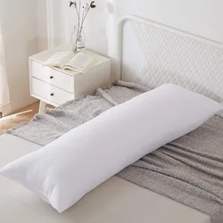 White Pillow Insert 40x120cm 30x50cm 45x45cm 50x50cm Fluffy Bed Sleeping Side Sleeper Body Pillow Insert Lumbar Support Pillow