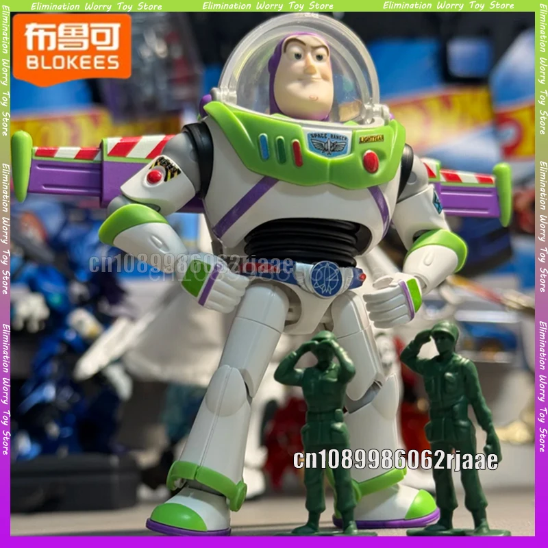 Blokees Disney Pixar Toy Story Elite Series 1, Kits de Modelos de Bloques de Construcción Articulados, Woody, Buzz Lightyear, Figura de Acción Coleccionable