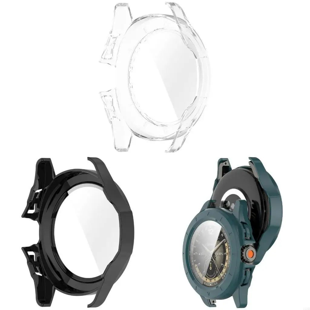 

J1HD Protective Housing Cover For Watch Sport Smartwatch With Integrated Screen Guard, Shockproof Easy Installation Glass