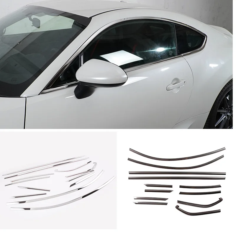 

Suitable for 22 Toyota 86/Subaru BRZ window trim 12-piece set A
