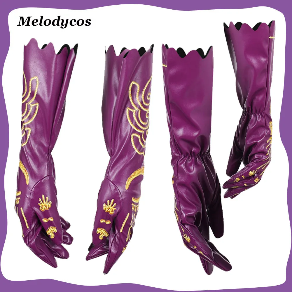 

Elphaba Cosplay Purple Gloves Movie Wiked Disguise Women Gloves Female Fantasy Halloween Carnival Party Costume Accessories