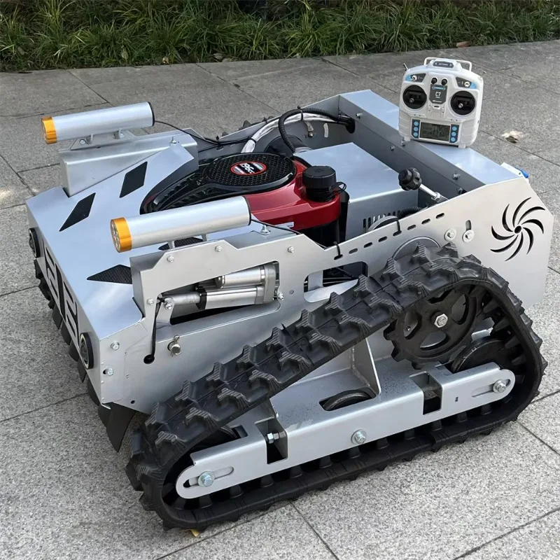 

Hot Sale Crawler Robotic Lawn Mower Self Propelled Garden Zero Turn Remote Control Lawn Mower With Rubber Tracks