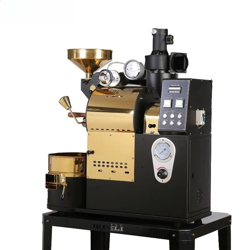 Easy Operation 1kg 2kg 3kg Tabletop Coffee Bean Roaster Machine Smart Gas Electric Coffee Roasting for Shop
