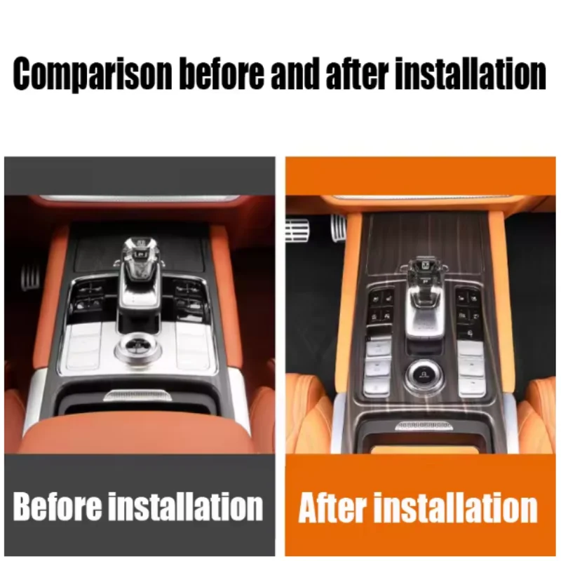 

LHD Suitable For Great Wall Tank 500 2022-2024 gear shift front panel gear shift frame ABS decoration Auto Parts