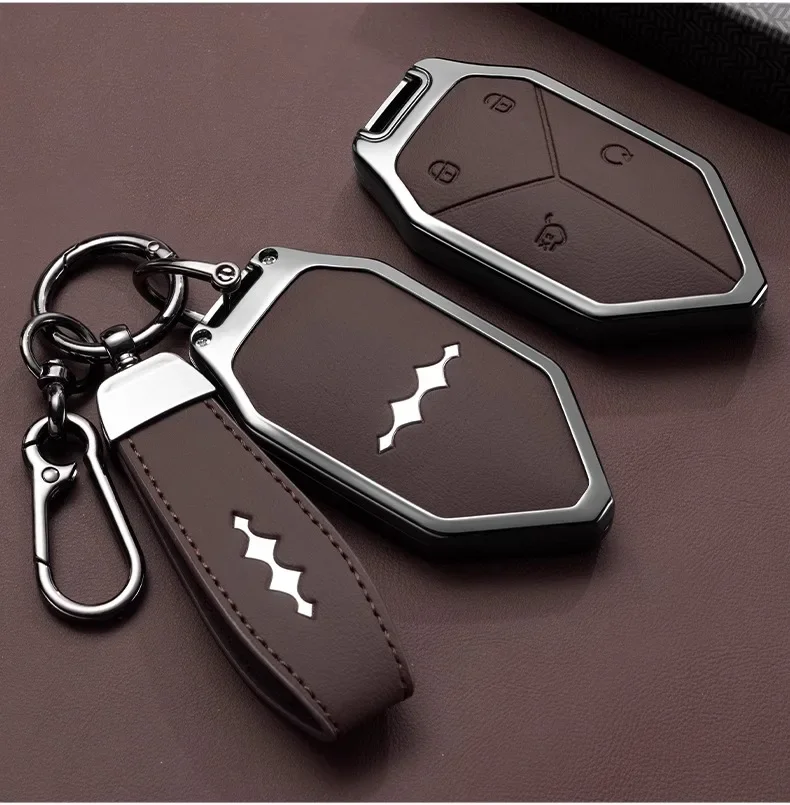 Car Key Case for BYD Formula Leopard SUPER 5 Ultra 8 Titanium 3 9 Fang Cheng Bao Keychain Cover Shell Holder Fob Accessories