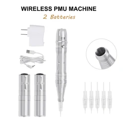 High Quality Two Batteries Wireless Permanent Makeup Tattoo Machine Pen
