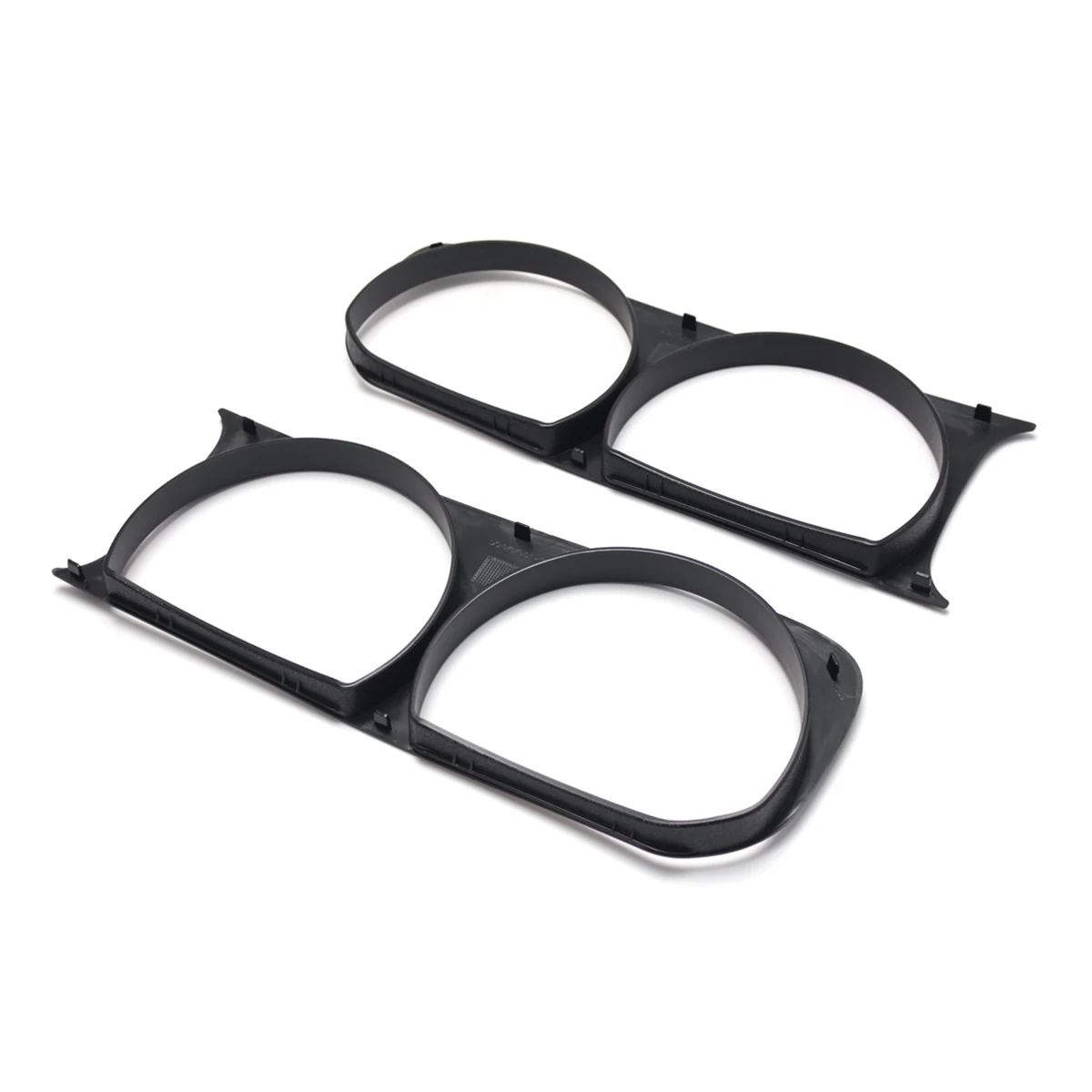 2pcs ABS Black Car Front Headlight Lamp Bezel Frame Trims for Dodge Challenger 2008 2009 2010 2011 2012 2013 2014 view 6