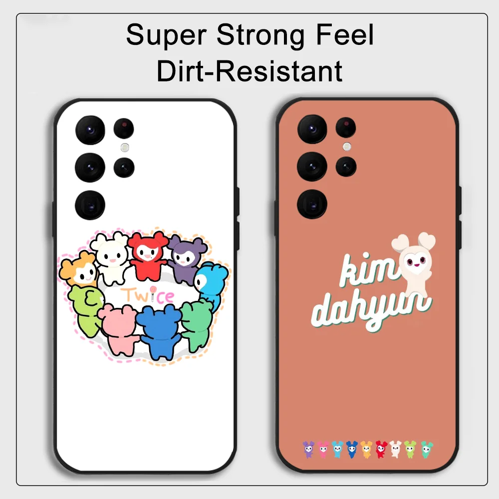 

Laburi Twice-LovelyS Phone Case for Samsung S series s20 s21 s22 s23 s24 FE Plus Ultra TPU Soft to Skin-friendly case