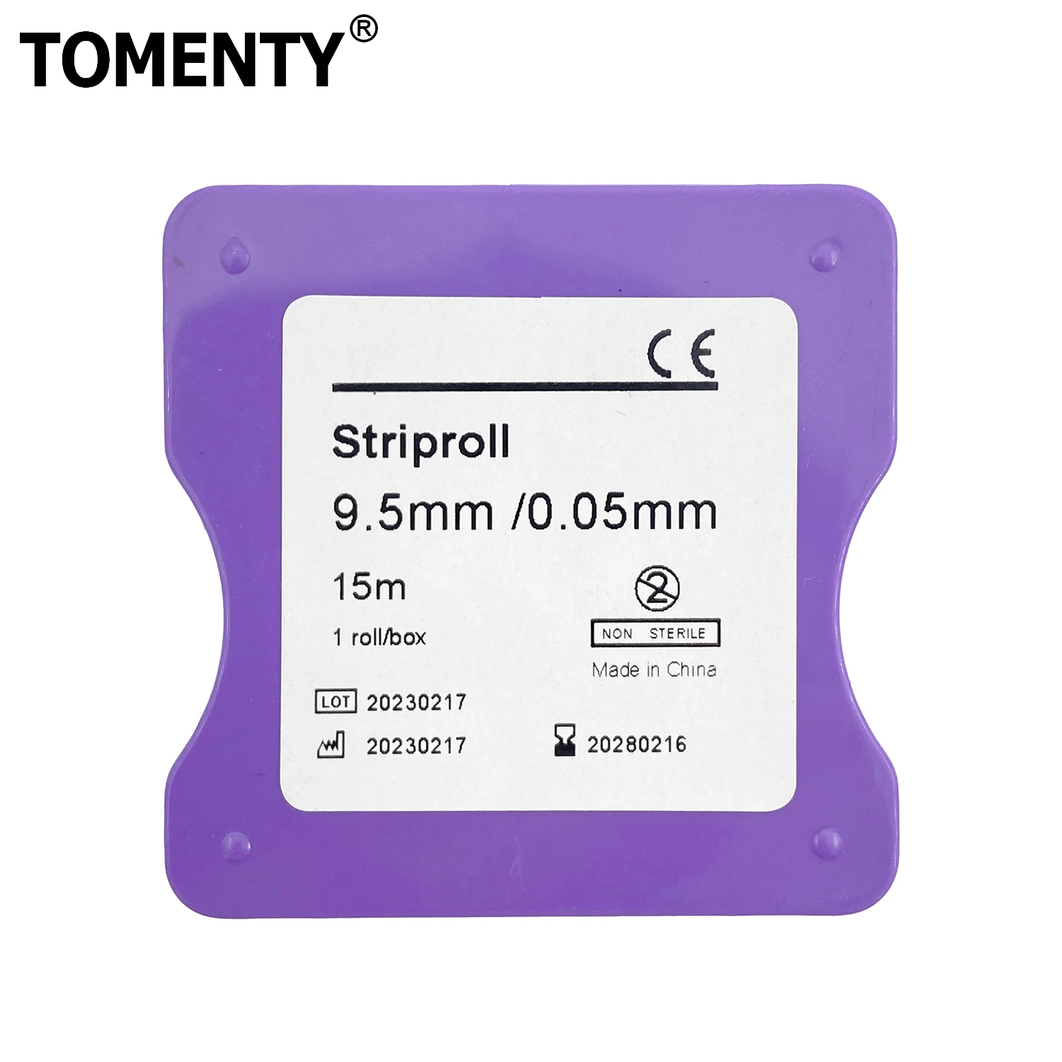 TOMENTY 15m Dental Striproll Light Cured Resin Matrix Bands Clear Resin Molding Sheet Width 9.5/0.05mm Dentistry Dentist tools