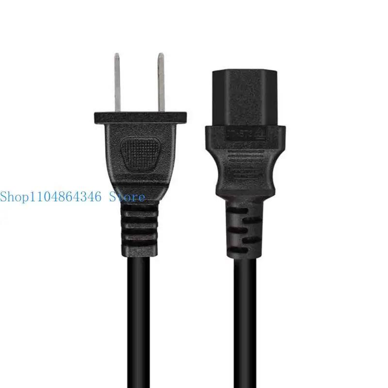 652F Small 40Cm NEMA1 15P To C13 Power Cord Desktop C13 Power Link Easy to Carry for Space Saving Setups In Workstations
