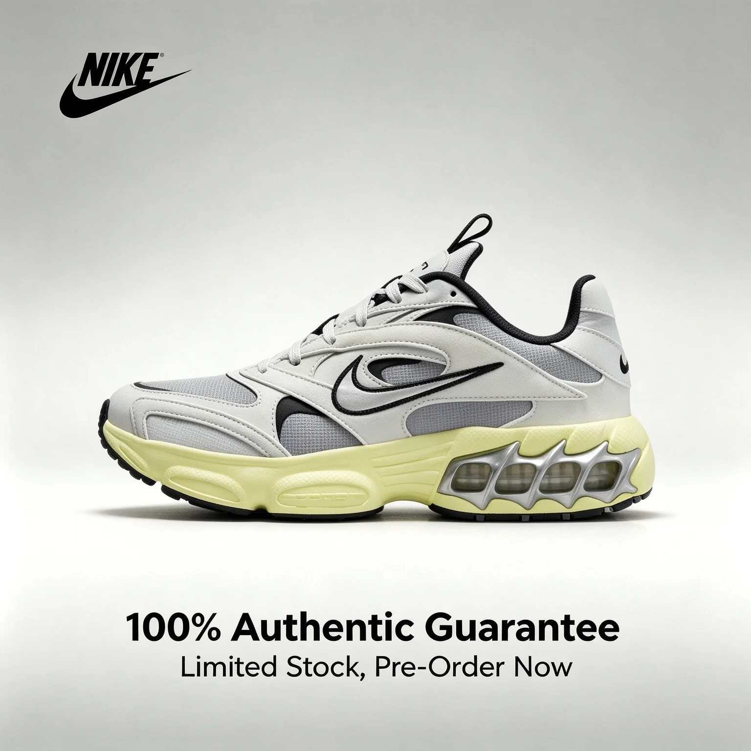 Women Shoes Zoom - รองเท้าวิ่งลำลองแบบหุ้มข้อต่ำ Nike Zoom Air Fire ดีไซน์เรียบง่าย