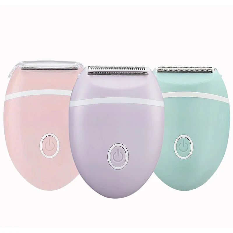 ماكينة حلاقة كهربائية صغيرة للنساء ماكينة حلاقة شعر الساق آمنة وغير مؤلمة/شعر الذراع/شعر تحت الإبط/ماكينة تشذيب المنطقة الحميمة حصريًا للنساء #4