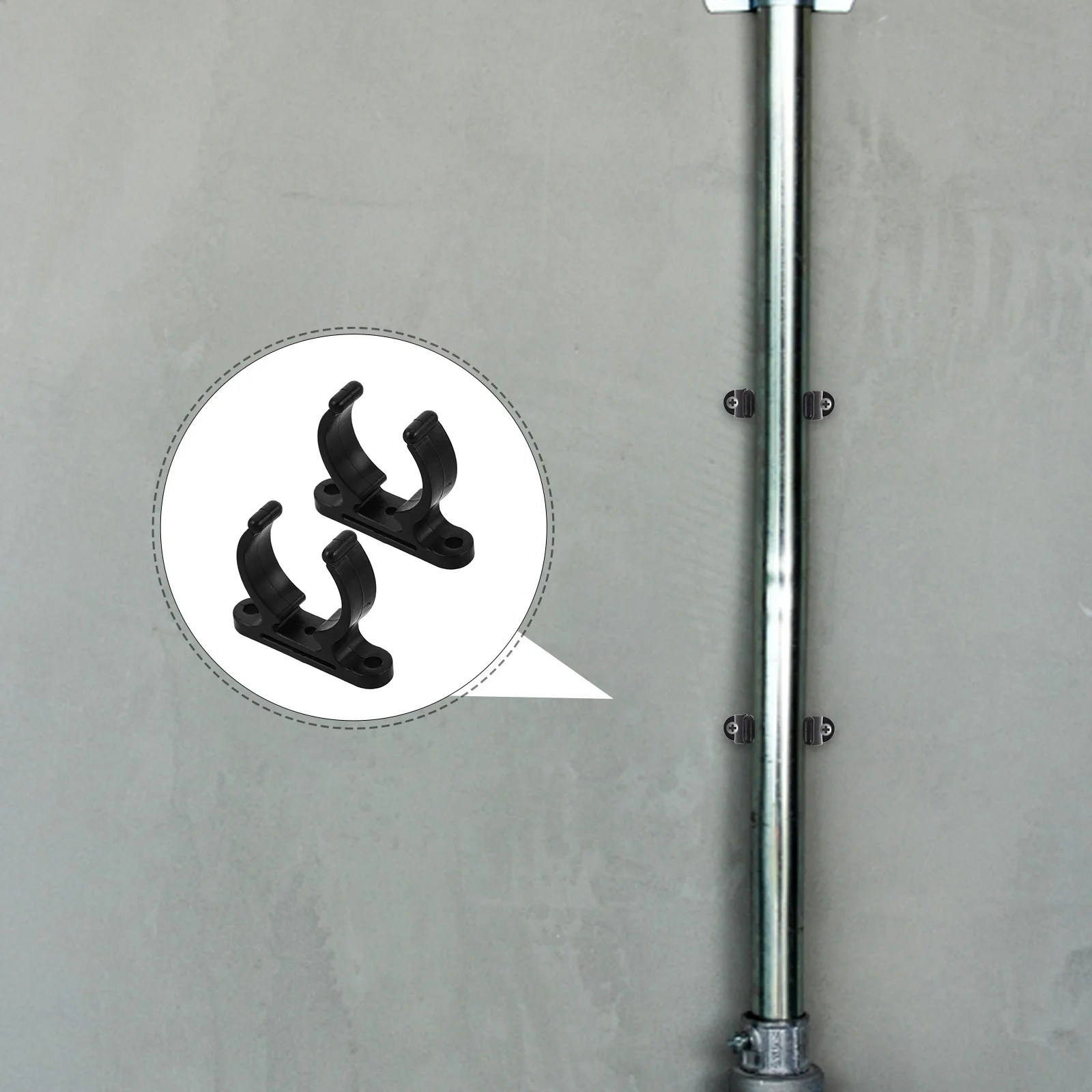 

2Pcs Clamp Boat Pipe Clip Sturdy Yacht Deck Fastener Port Pipe Connection Ladder Holder Repair Storage