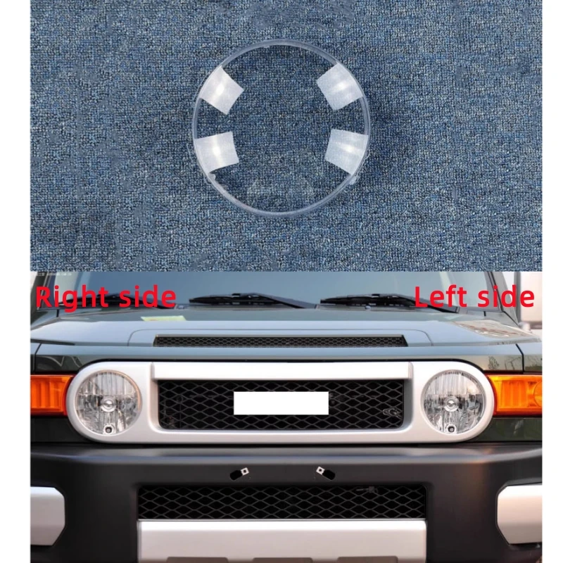 For Toyota Cruiser FJ 2007 2008 2009 2010 2011 -2017 Headlight Shell Headlamp Cover Replacement Lamp Shade Headlamp Lens Glass