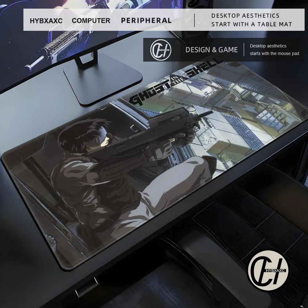 New Ghost in the Shell Mouse Pad Tablet mouse Pad Laptop xl desktop mouse pad, cute HD HYBXAXC Gaming keyboard pad, csgo Player