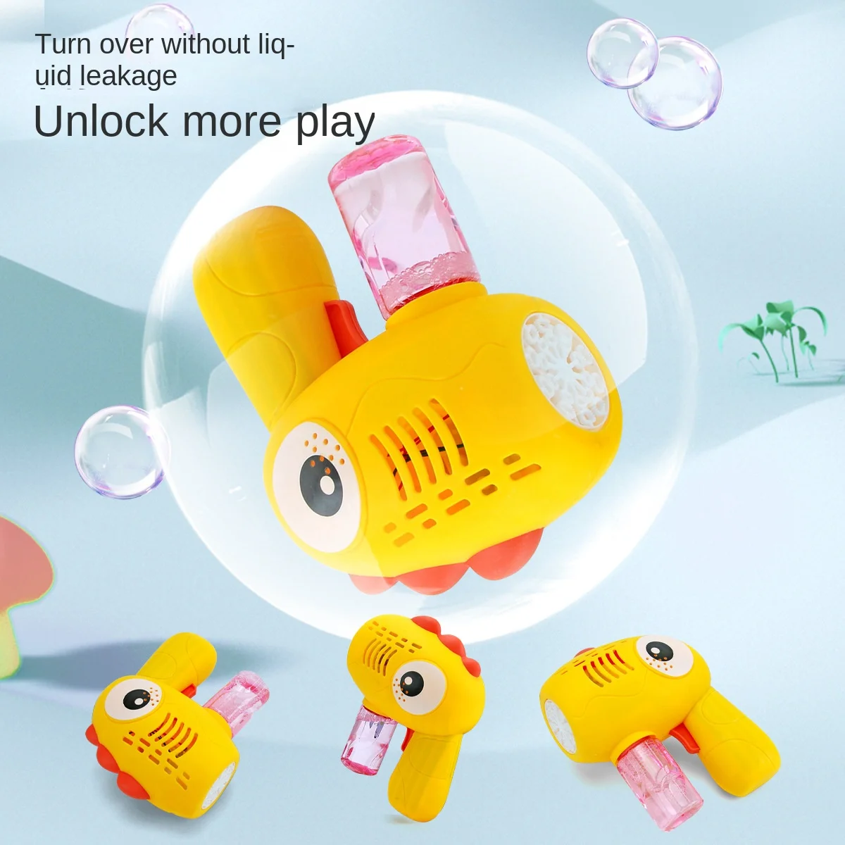 آلة فقاعات أوتوماتيكية محمولة باليد للأطفال ، لعبة بخ لألعاب الحفلات ، مضيئة أوتوماتيكية بالكامل ، ألعاب صيفية خارجية ، هدية عيد ميلاد #5