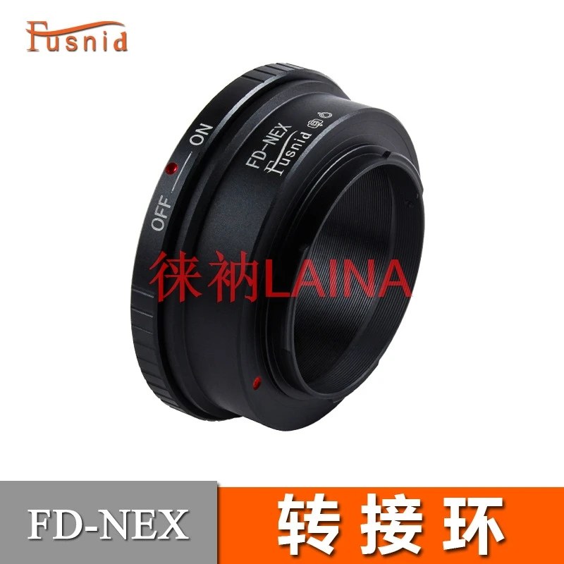 Adaptador de Montura de Lente FUSIND de Alta Calidad, Anillo Adaptador de Lente FD-NEX para Lentes Canon FD a Cámaras Sony con Montura E A7