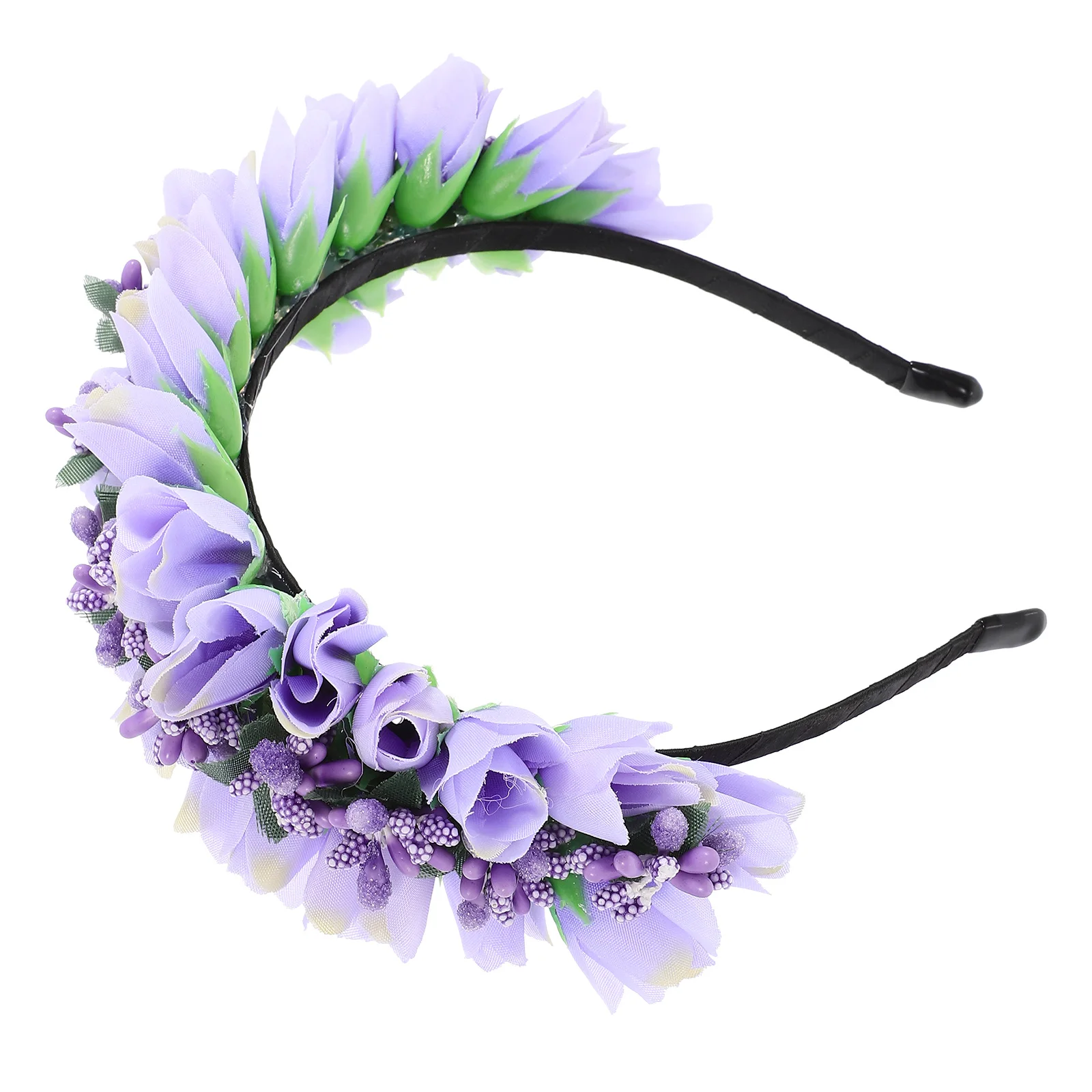 

Tulip Flower for Women Decorate Colorful Wedding Tea Fascinator Flower Hair Wreath For Women Headpiece Party Accessories