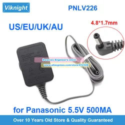 Abd/AU/ab/İngiltere tak orijinal 5.5V 500MA Ac adaptörü PNLV226 PNLV226AG PNLV226CE şarj LD12AF4 Panasonic için 4.8x1.7mm güç kaynağı