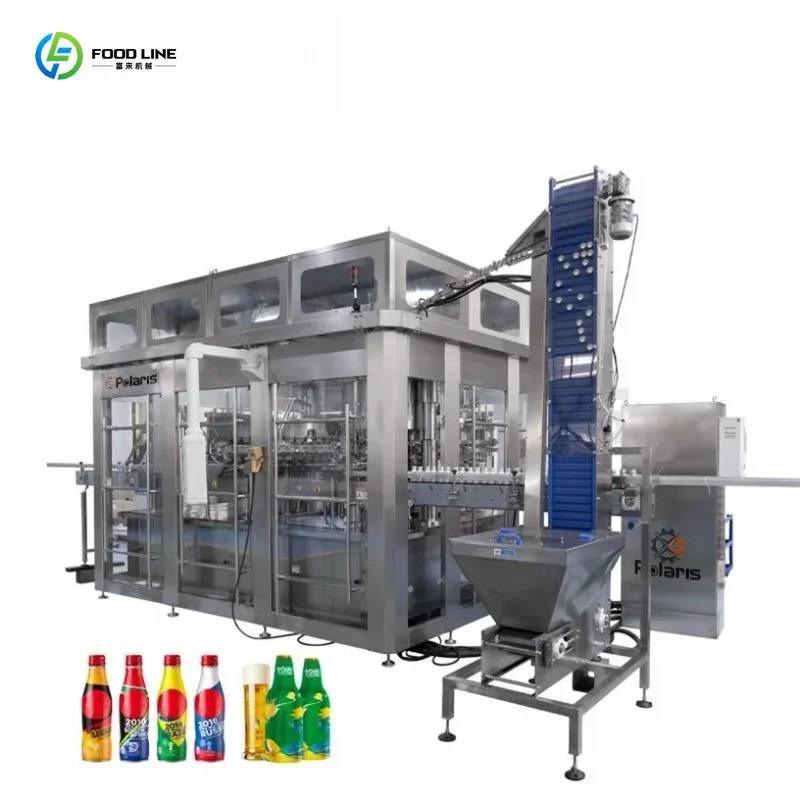 Customized Industrial Aluminum Can Drink Production Line Nitrogen Replacement Vacuum Capping System