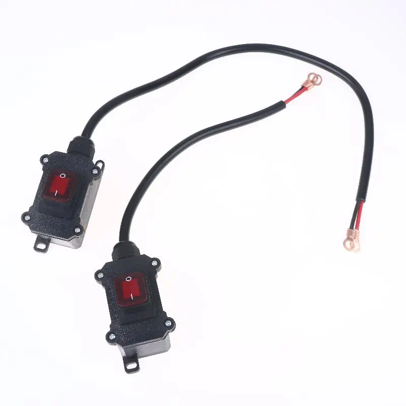 

Motorcycle Power Disconnect Switch 12V/24V - Waterproof Heavy Duty Battery Cut Off Isolator Kill Switch
