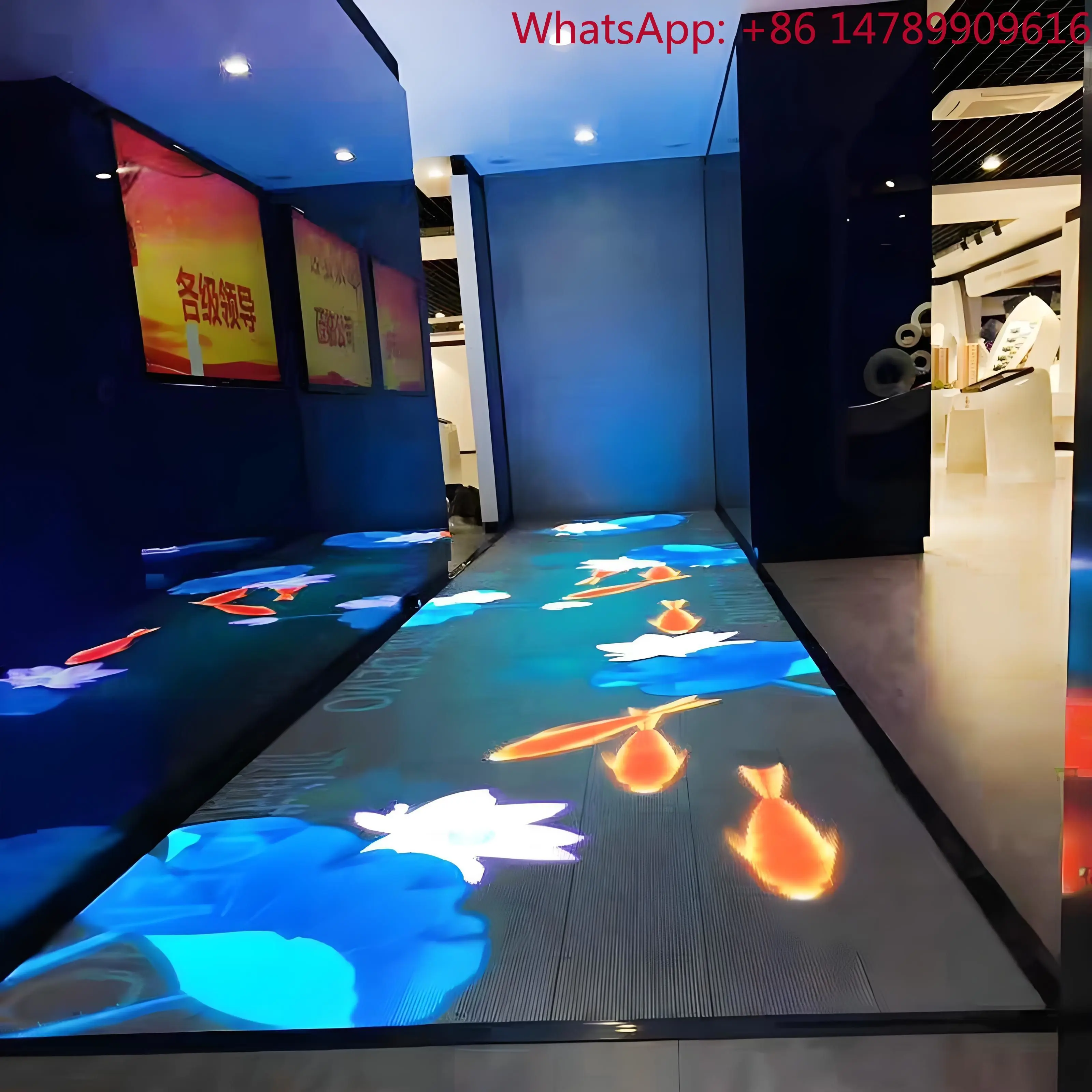 

Anti-Glare Waterproof Ip65 Dance 3D Video Indoor P3.9 Interactive Floor Tile Led Display Screen ManufacturersInteractive LED Flo