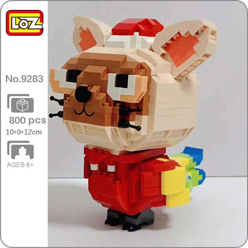 

LOZ 9283 Animals Multicoloured Macaw Red Green Parrot Pet Doll Model Mini Diamond Blocks Bricks Building Toy For Children No Box