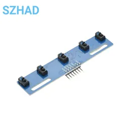 TCRT5000 5-Way Black and White Line Identification Sensor Module Tracking Intelligent Car Infrared Sensor