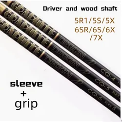 Golf club shaft tou d CQ 5/6/7 S/SR/R/X  graphite shaft screwdriver and wooden shaft free assembly sleeve and grip