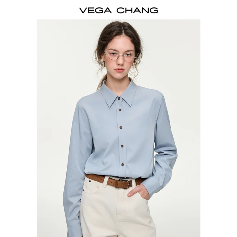 

Vega Chang New Winter Women's Basic Versatile Shirt