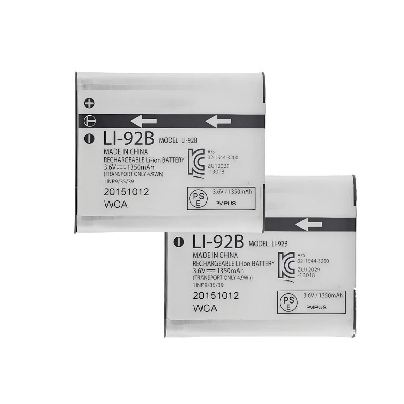 Li-92B Li92B Camera Battery for Olympus Li-90B Tough TG-4 TG-6 TG-5 TG-2 TG-1 IHS SH-1 SH-2 SH-60 SH-50 IHS XZ-2 iHS SP-100 image 3