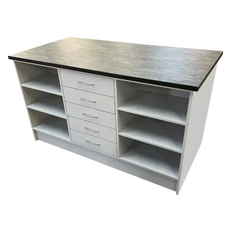 

Customize.High-end Useful Pharmacy Retail Sales Counter Design Modern Retail Shop Counter With Drawers Durable Table Workstation