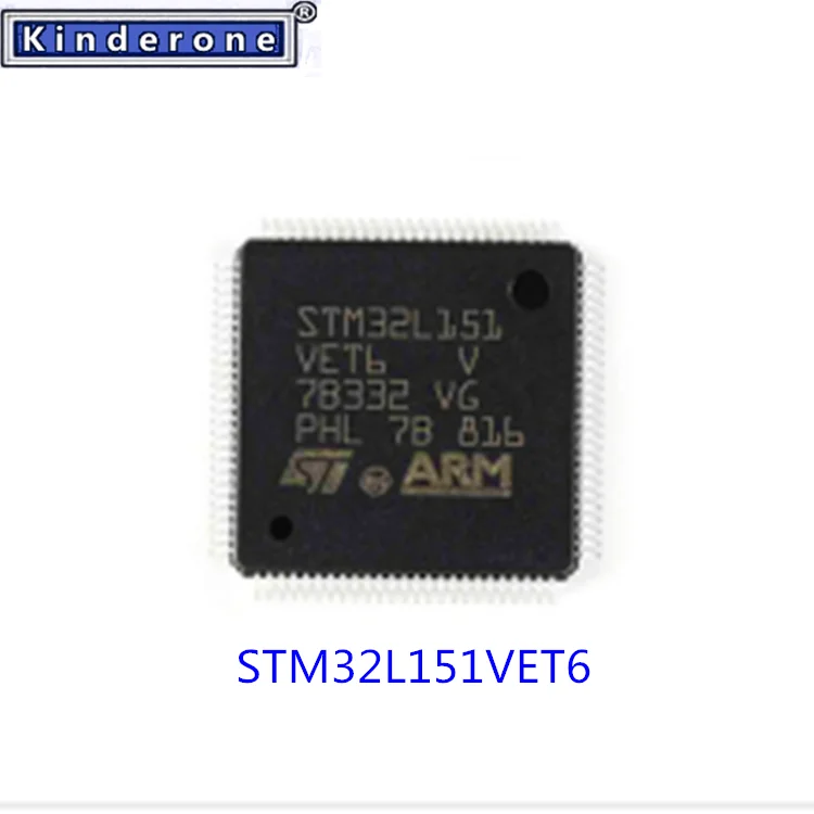 

1-100PCS STM32L151 VET6 7B332 STM32L151VET6 STM 32L151VET6 STM32 L151VET6 STM32L 151VET6 ST E4 ARM QFP-100 NEW IC