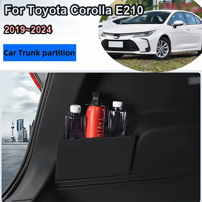 

Auto Interior Accessories for Toyota Corolla E210 2019~2024 2020 2021 Car Trunk Storage Side Partition Multifunction Storage Box